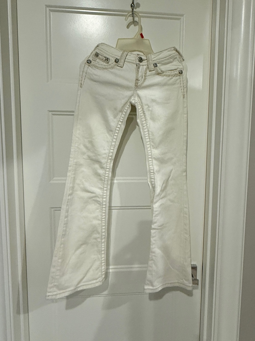 White Girls Flared Jeans